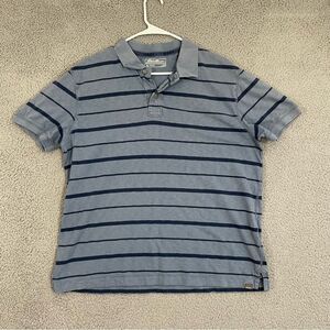 Eddie Bauer‎ Shirt Men L Blue Short Sleeve Polo